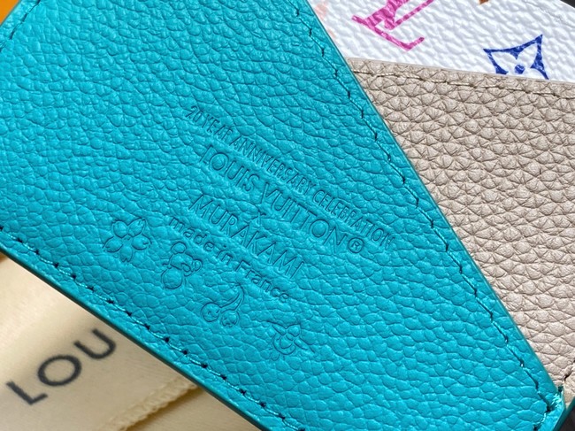 Louis Vuitton LV x TM Criss-Cross Card Holder M14090 Kabira Blue