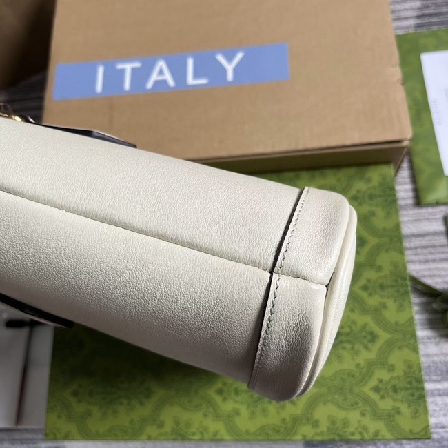 GUCCI GG MARMONT SMALL SHOULDER BAG 750396 white