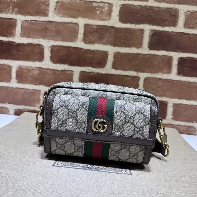 GUCCI OPHIDIA MINI BAG 746308 Brown