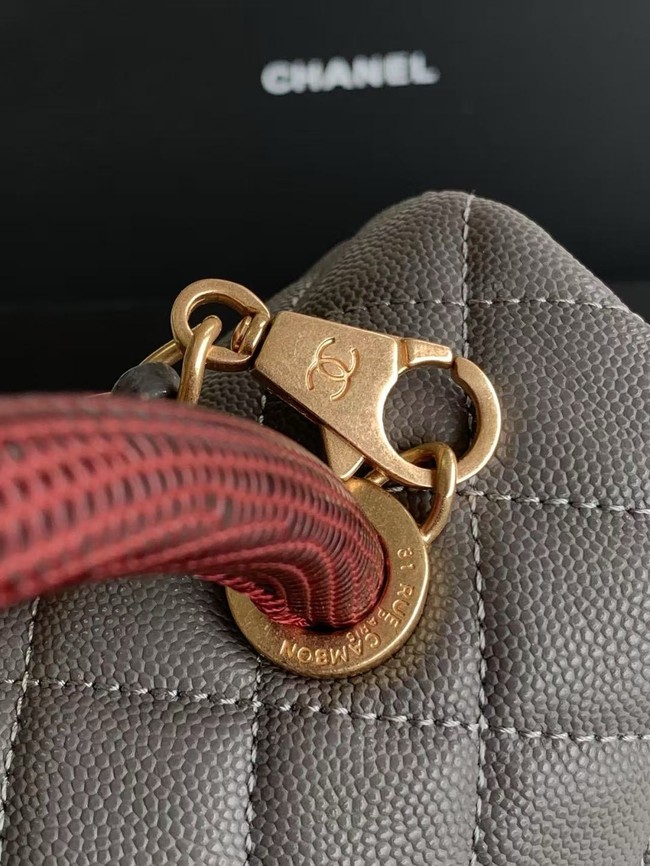 Chanel LARGE FLAP BAG WITH TOP HANDLE 92991-15