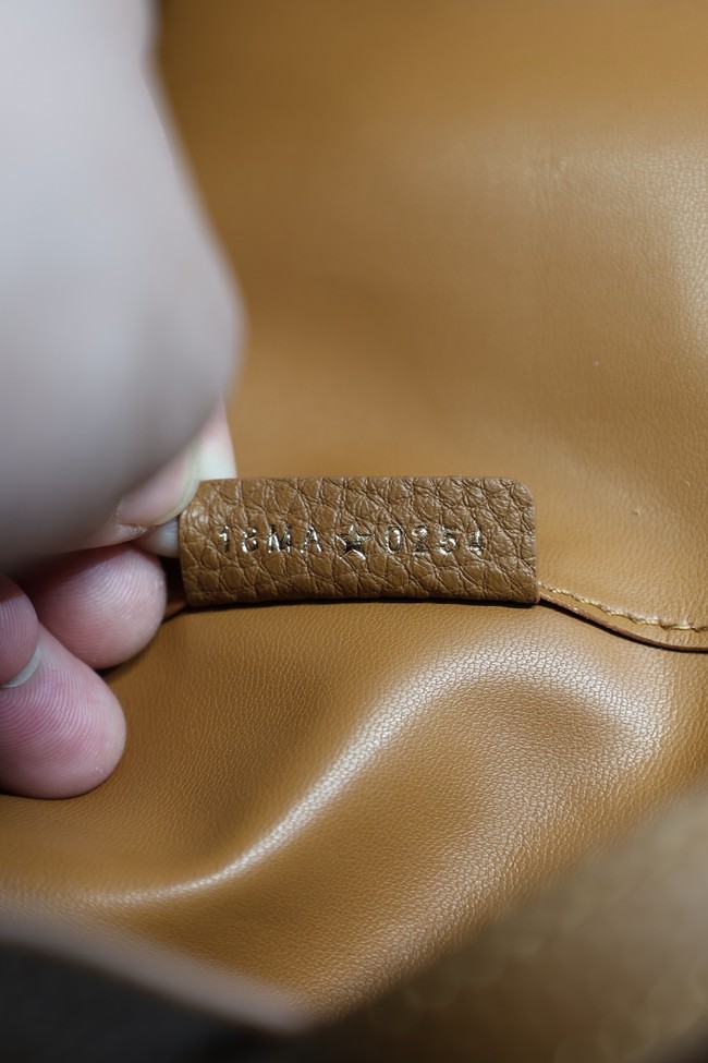 Dior Medium Signature Bucket Bag Grained Calfskin M2841USKU brown