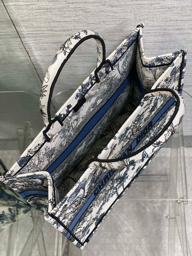 Large Dior Book Tote Embroidery Embroidery M1286ZEDX-4