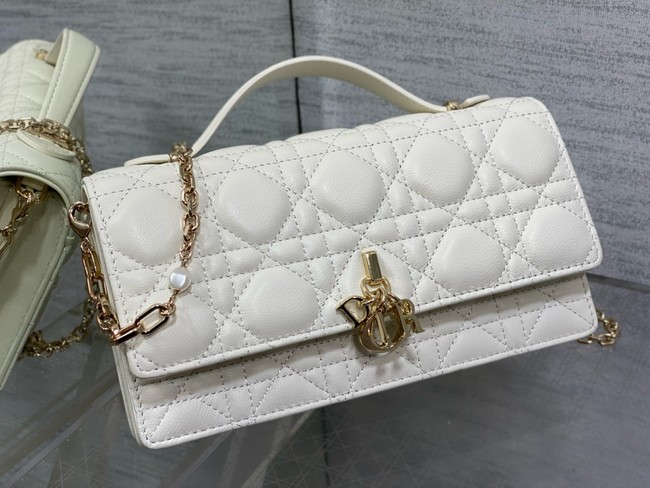 My Dior Mini Bag Cannage Lambskin S0980ONMJ white