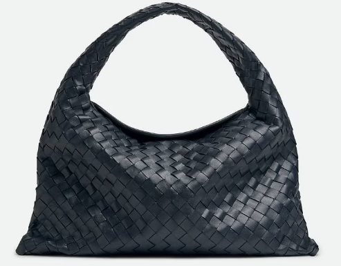 Bottega Veneta Hop Shoulder bag with Intrecciato craftsmanship in calf leather 796262 Shadow