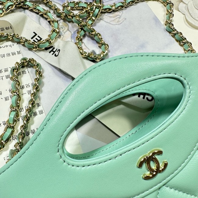 Chanel CLUTCH WITH CHAIN AP3656 light green