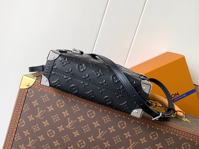 Louis Vuitton Monogram Empreinte Side Trunk MM M25160 black