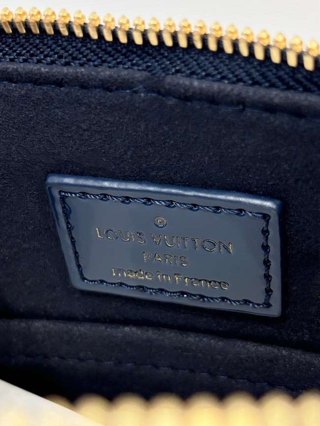 Louis Vuitton Monogram Vernis Alma BB Tote Bag M91606 BLUE