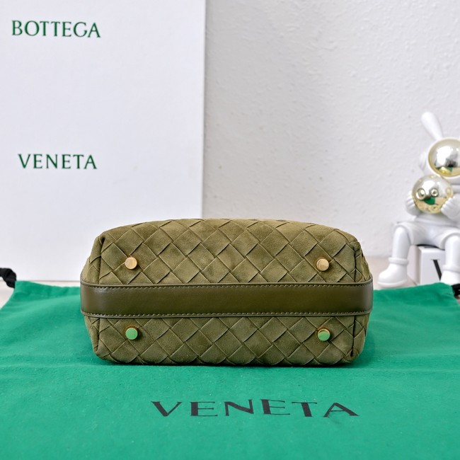 Bottega Veneta Mini Wallace Suede 754443 green