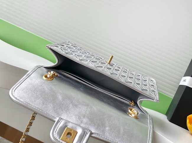 Chanel Mini flap bag AS4795 Silver