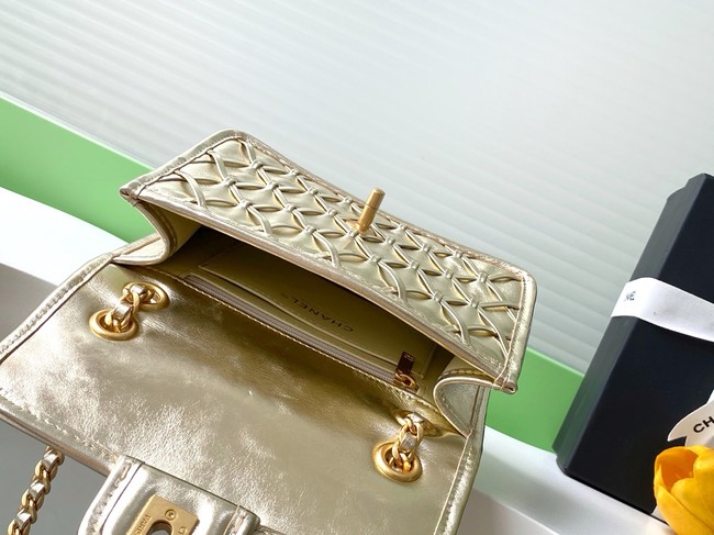 Chanel Mini flap bag AS4797 gold