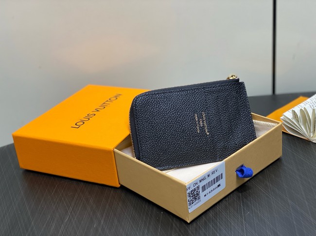 Louis Vuitton NEW Low Key Zipped Card Holder M14550 black