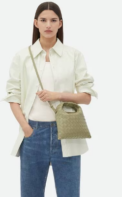 Bottega Veneta Mini Hop 777586 Travertine