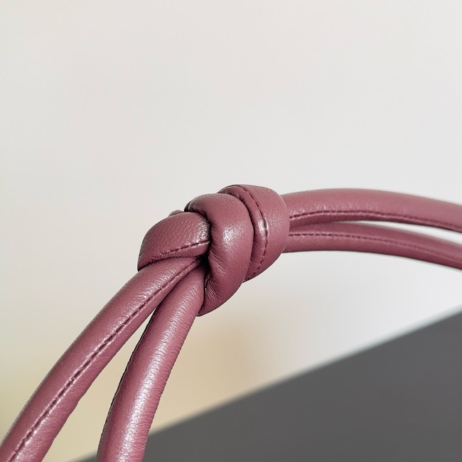 Bottega Veneta Intrecciato Concert Pouch D794258 Cherry