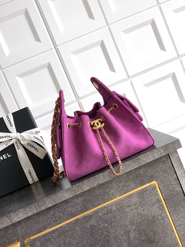 CHANEL 25 MINI HANDBAG AS5631 Purple