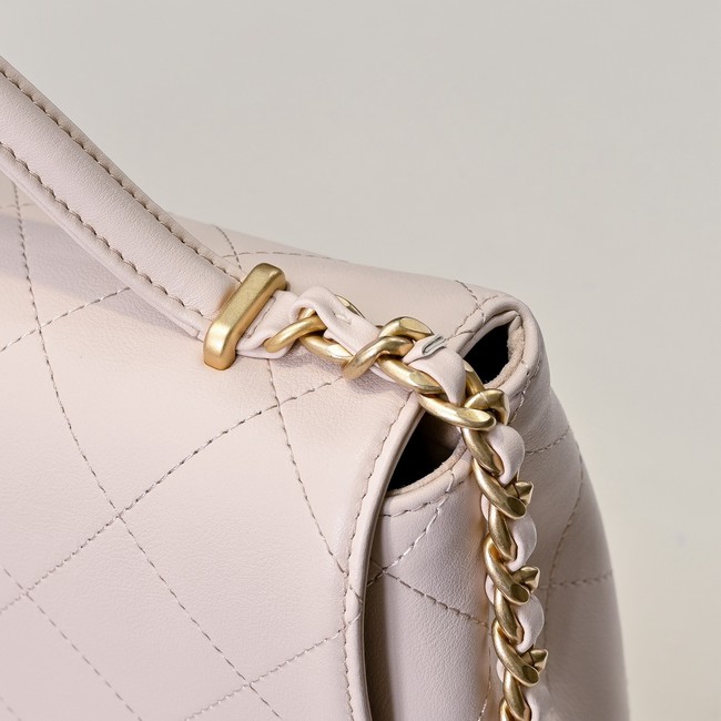 Chanel Medium FLAP BAG WITH TOP HANDLE AS5447 PINK