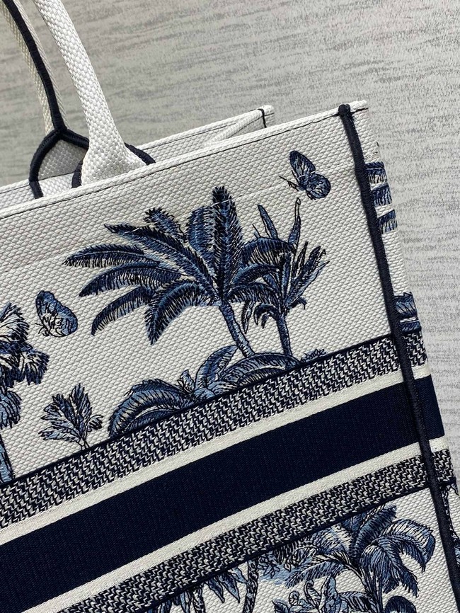 Large Dior Book Tote Embroidery Embroidery M1286ZEDX-7