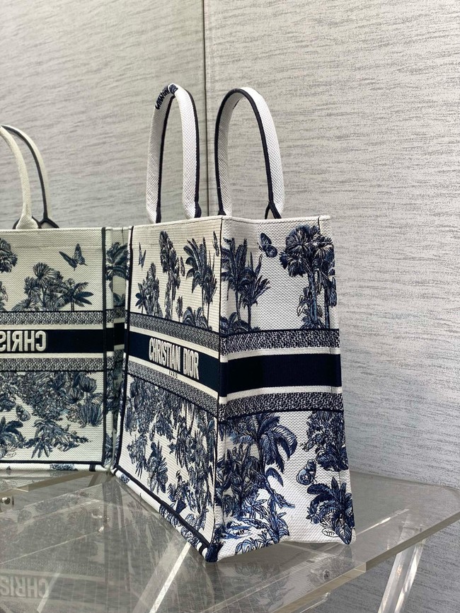 Large Dior Book Tote Embroidery Embroidery M1286ZEDX-7