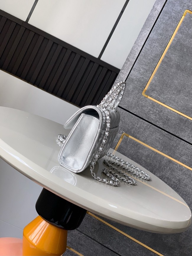 Chanel CLUTCH WITH CHAIN AP4498 Silvery