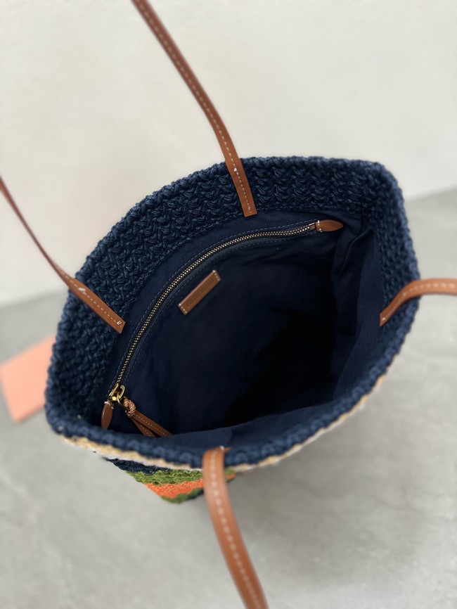 miumiu Raffia effect woven tote bag 5BG248-2