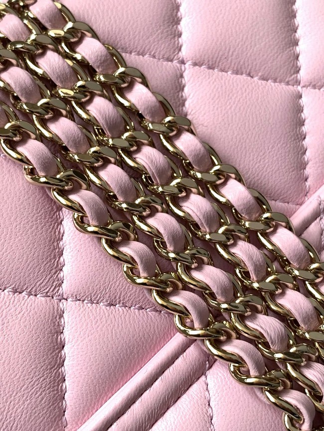 Chanel CLASSIC Original Lambskin 11.12 HANDBAG AS6564 pink