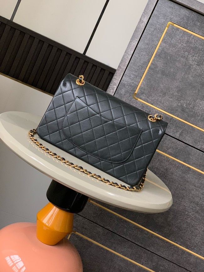 Chanel CLASSIC Original Leather 11.12 HANDBAG 1112 black