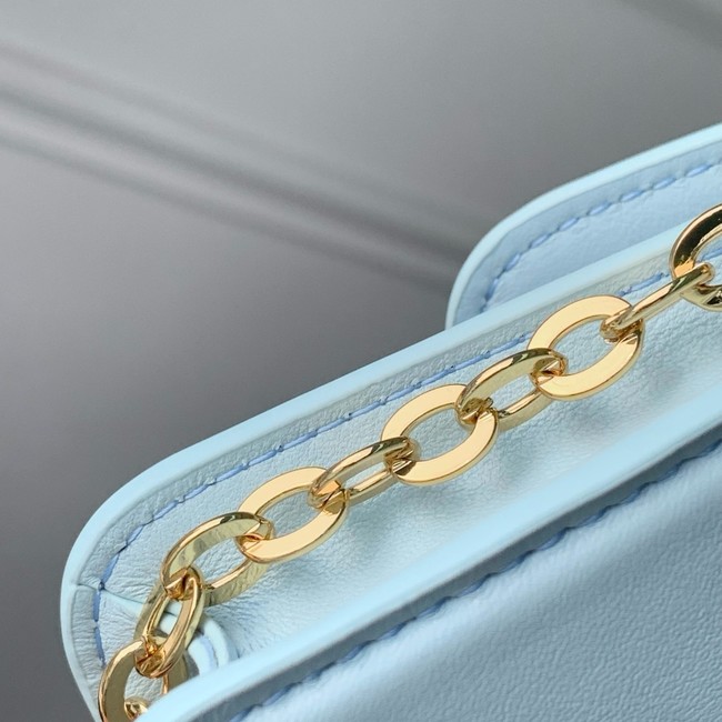 Louis Vuitton NEW Wallet On Chain LV Bloom M14581 Azur
