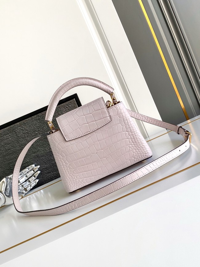 Louis Vuitton Capucines Mini Crocodile pattern M86153 pink