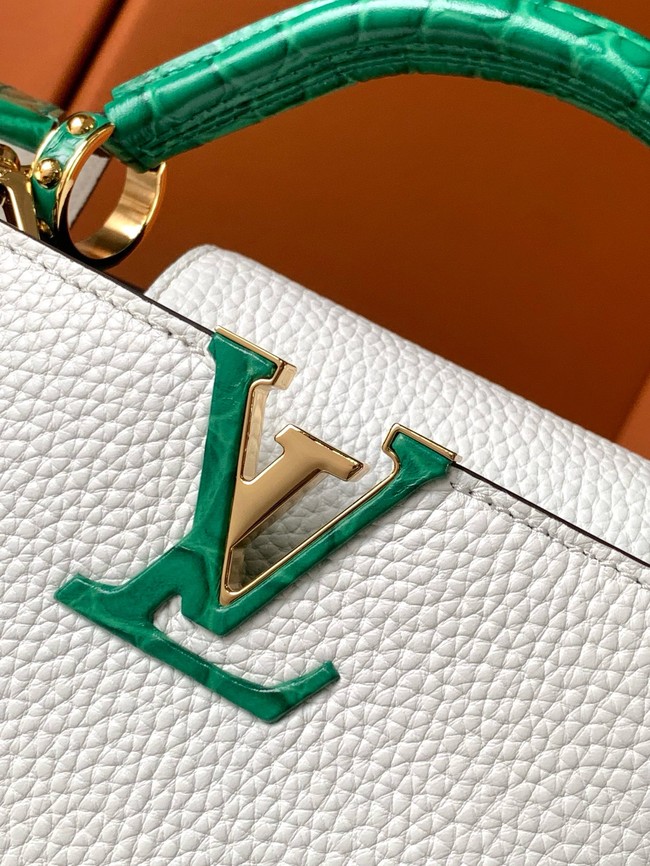 Louis Vuitton Capucines Mini M96498 white&green
