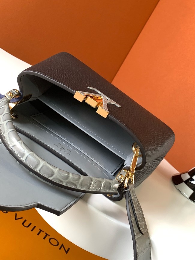 Louis Vuitton Capucines Mini M96498 black&gray