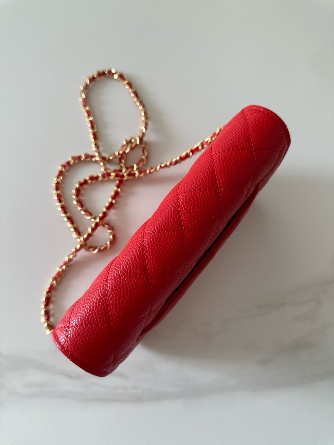 Chanel Classic Wallet On Chain Grained Calfskin AP4241-11