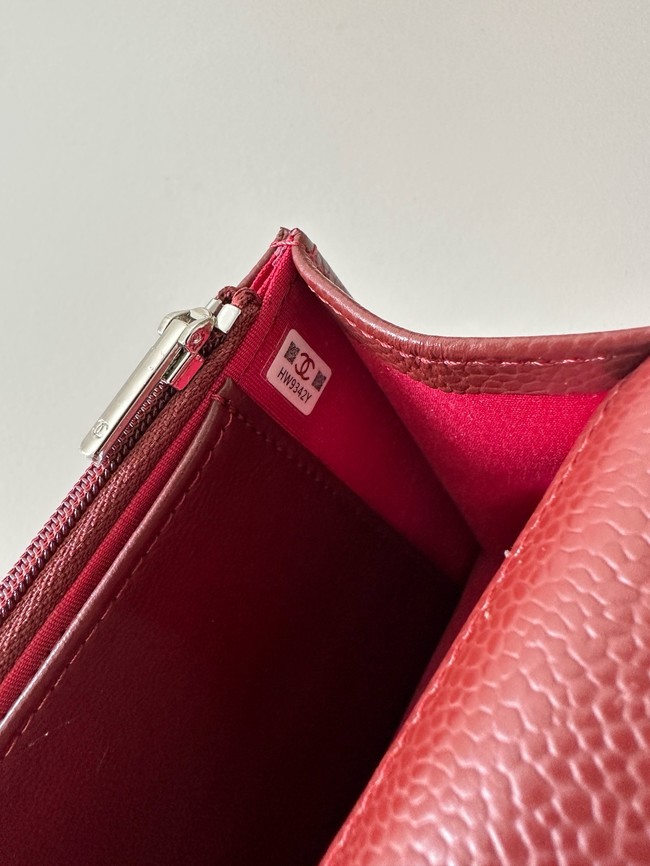 Chanel Classic Wallet On Chain Grained Calfskin AP4241-14