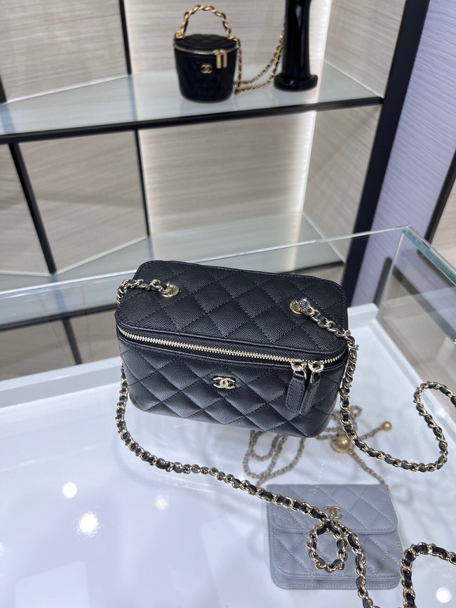 CHANEL Classic Small Vanity with Chain AP1341 black
