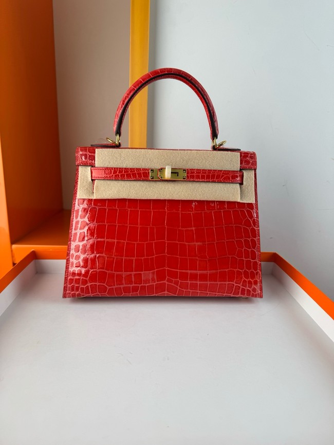 Hermes Kelly Shoulder Bags Nile crocodile leather KL3598-13