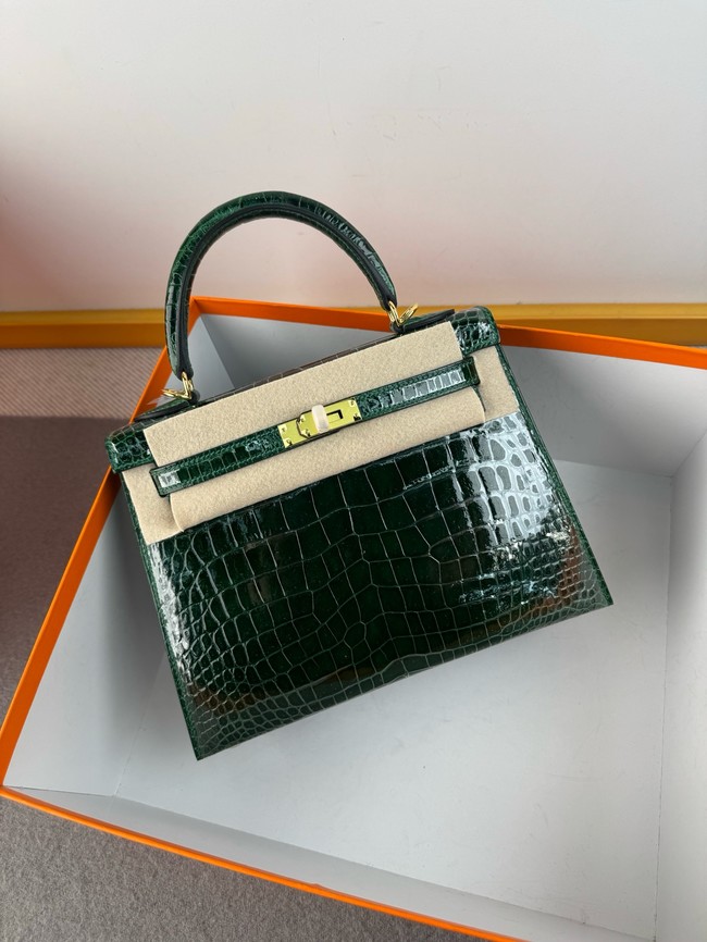 Hermes Kelly Shoulder Bags Nile crocodile leather KL3598-9