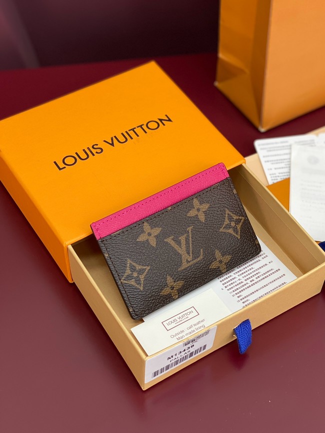 Louis Vuitton Double Card Holder M14864 brown