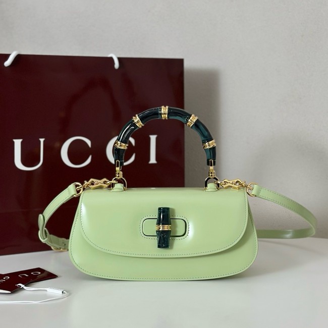 GUCCI BAMBOO DIVA MEDIUM BAG 827750 green