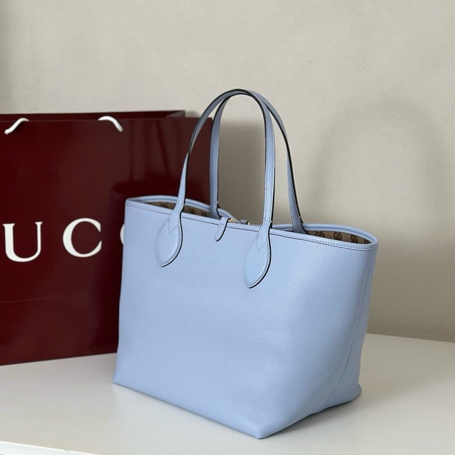 Gucci Totissima large reversible tote bag 839112 blue