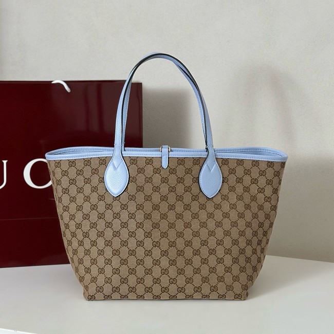 Gucci Totissima large reversible tote bag 839112 blue