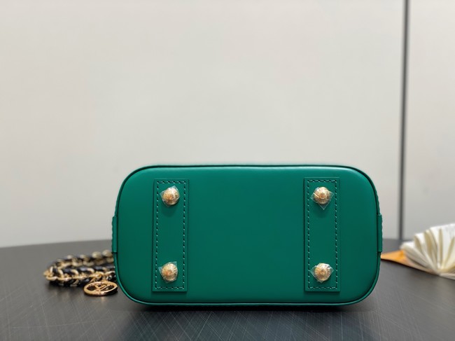 Louis Vuitton Alma Mini LV&I CUSTOMIZABLE K00015 green