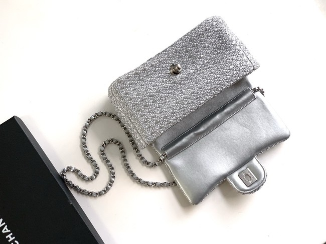 Chanel Classic Wallet On Chain AS5279 Silver