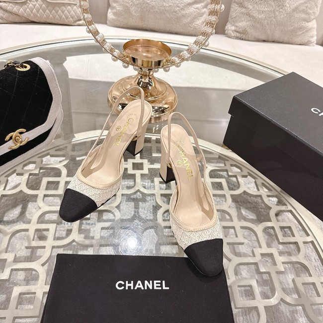 Chanel SLINGBACKS High heels 9.5CM 44976-3