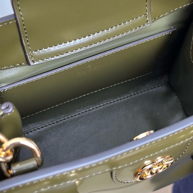 Gucci Diana small tote bag 832936 dark green