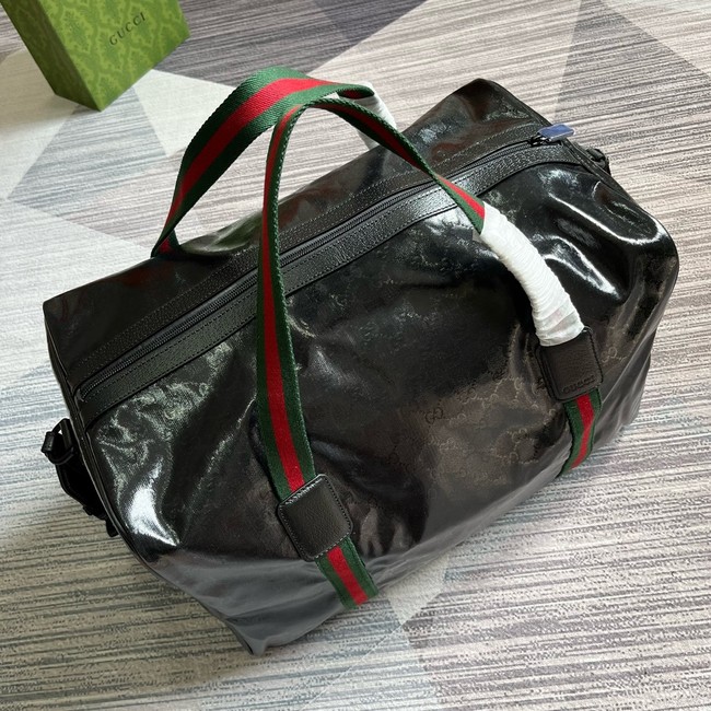Gucci Medium duffle bag with Web 799871 black