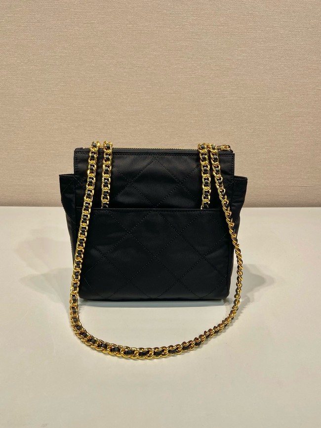 Prada Re-Edition nylon shoulder bag 1BD647 black