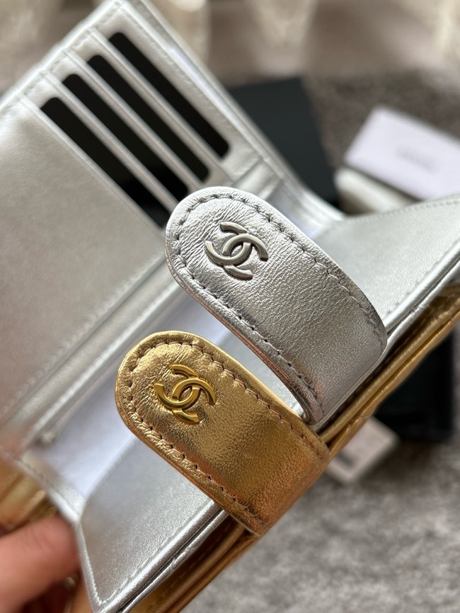 Chanel Passport Holder 96066 Silver