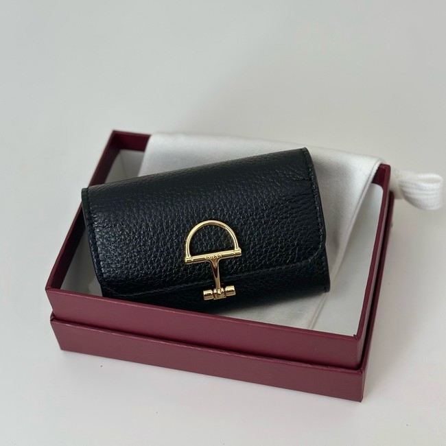 Gucci Softbit card case 828148 black