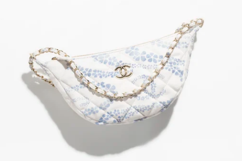 Chanel Large Hobo Bag AS5431 gray & Blue