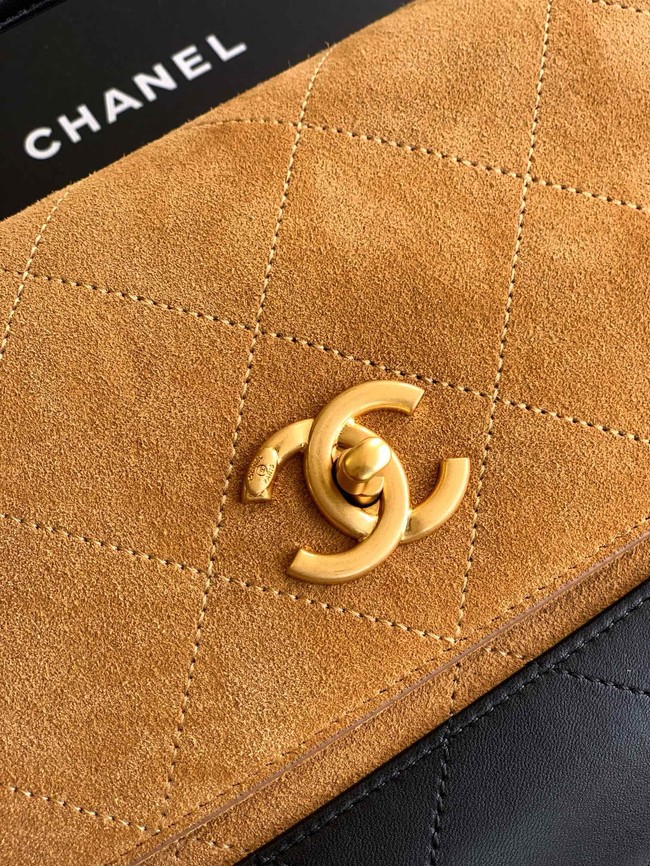 CHANEL Shopping Bag 5598 Black&brown