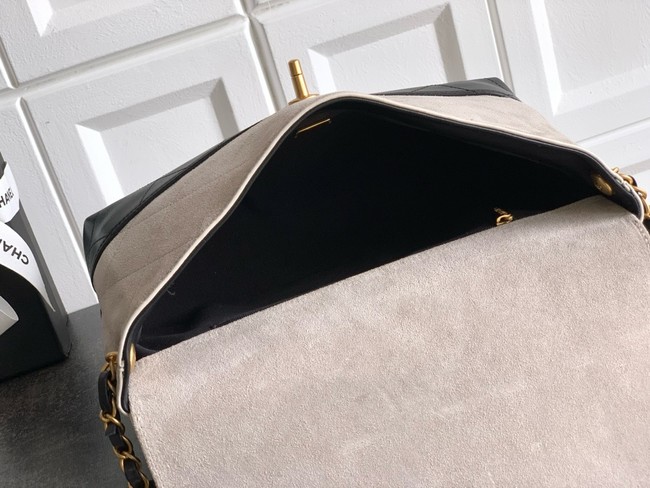 CHANEL Shopping Bag 5598 Black&gray