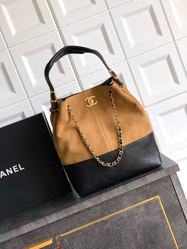 CHANEL Shopping Bag 99485 Black&brown
